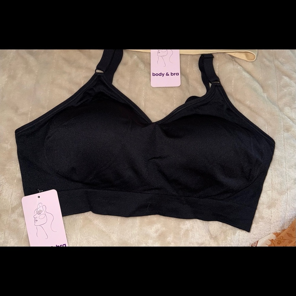 Body & Bra Women's Seamless Comfort Bra - Black